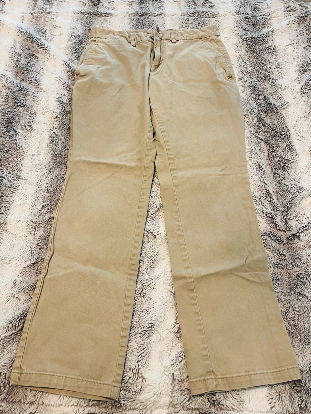 Old Navy Khaki Straight-Leg Pants - Tan